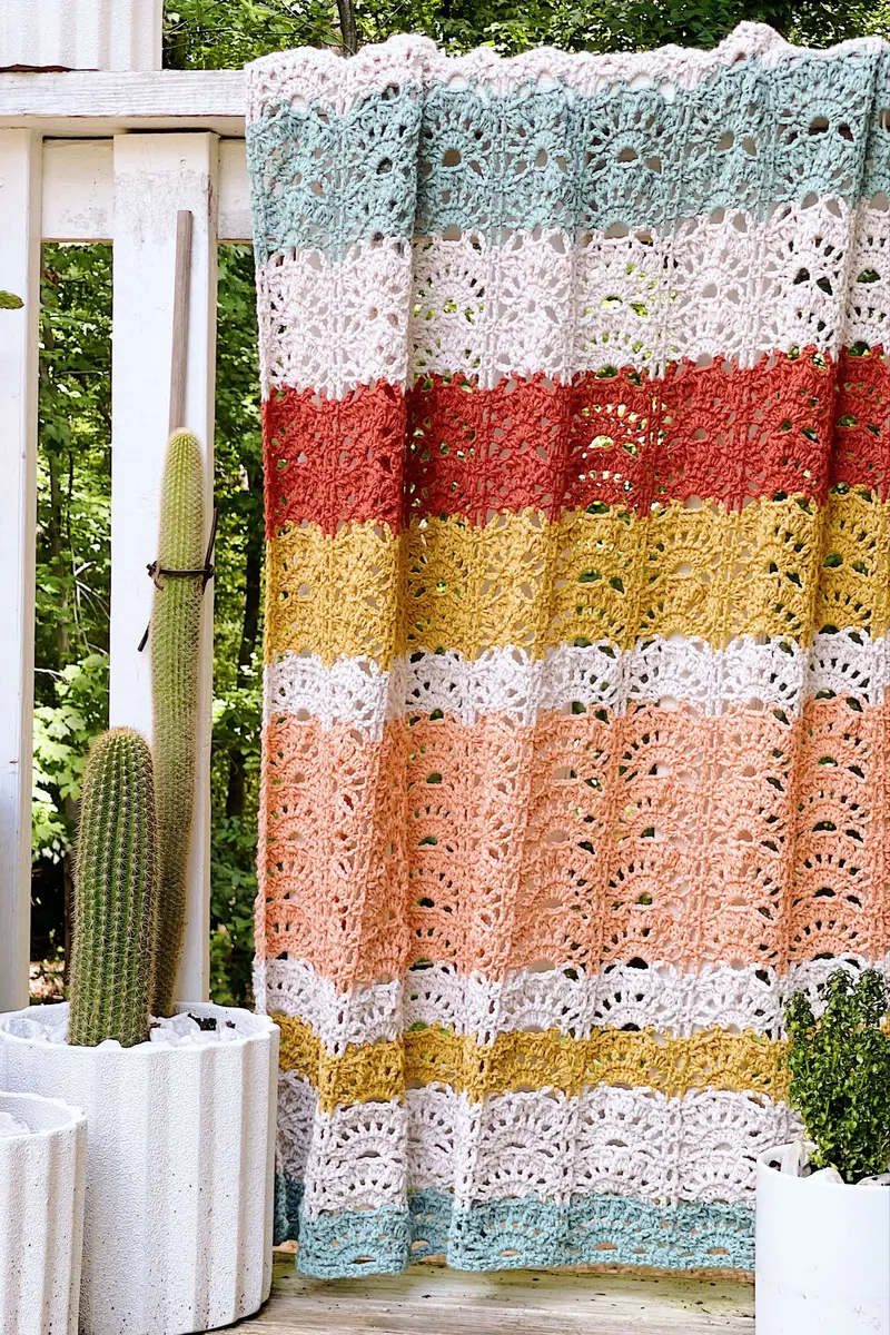 Crochet Kit - Desert Garden Throw 1