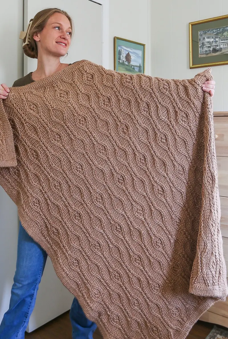 Crochet Kit - Diamond Trellis Blanket 2