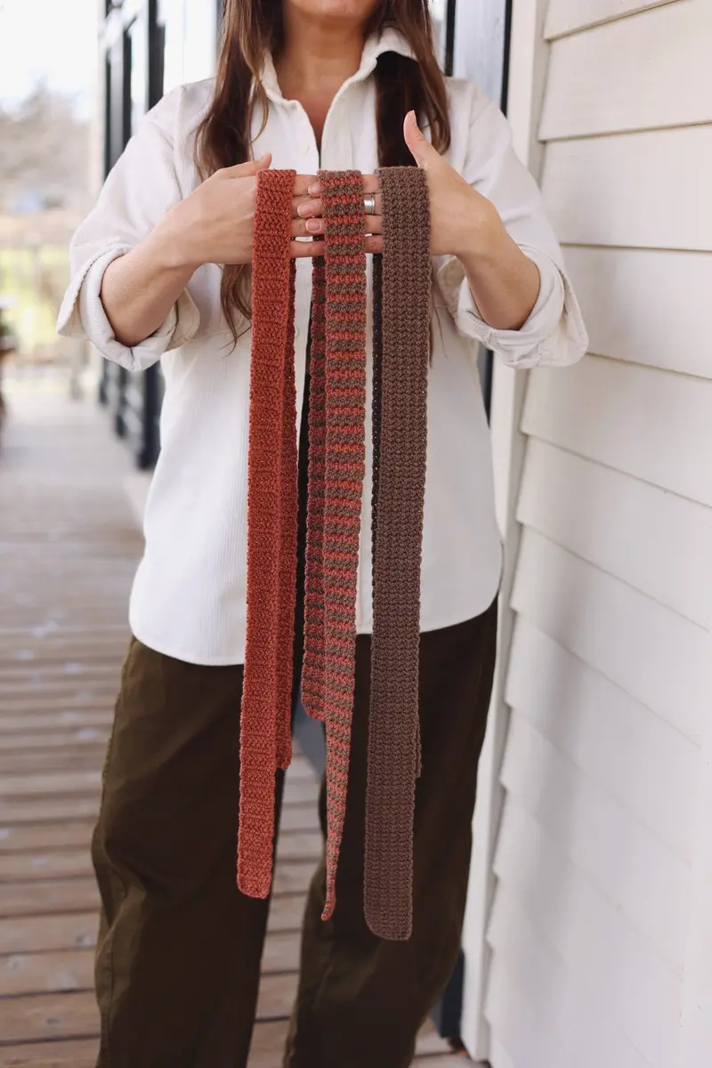Crochet Kit - Diane Tie Set 2