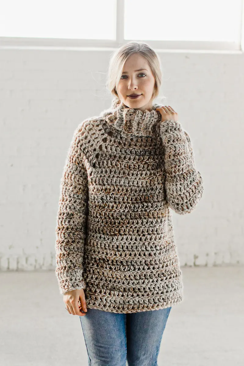 Crochet Kit - Double Crochet All Day Raglan 1