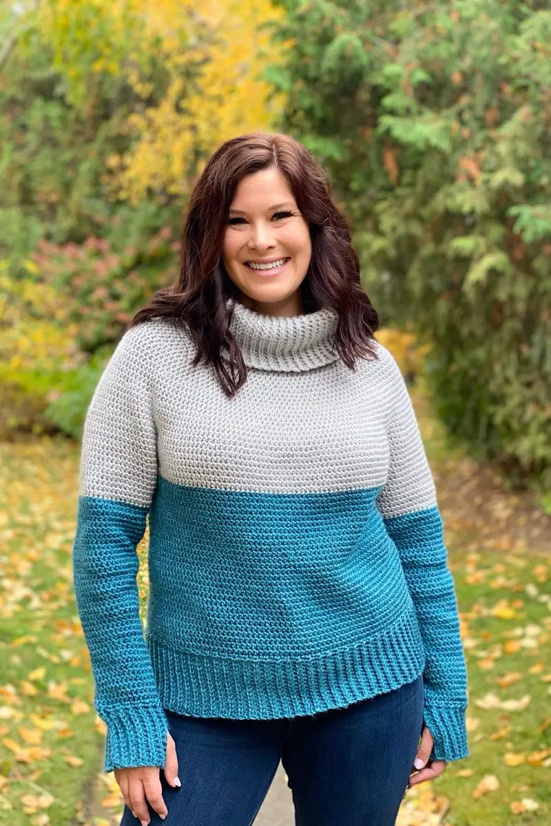 Crochet Kit - Double Dip Pullover 1
