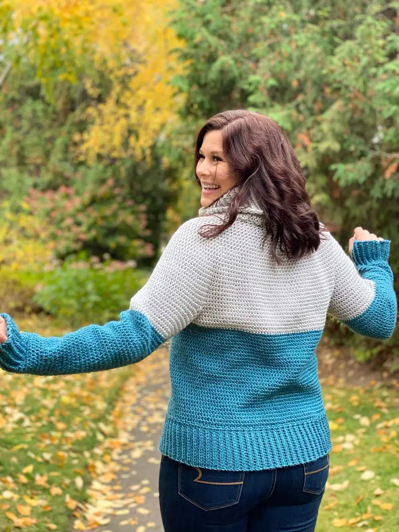 Crochet Kit - Double Dip Pullover 2