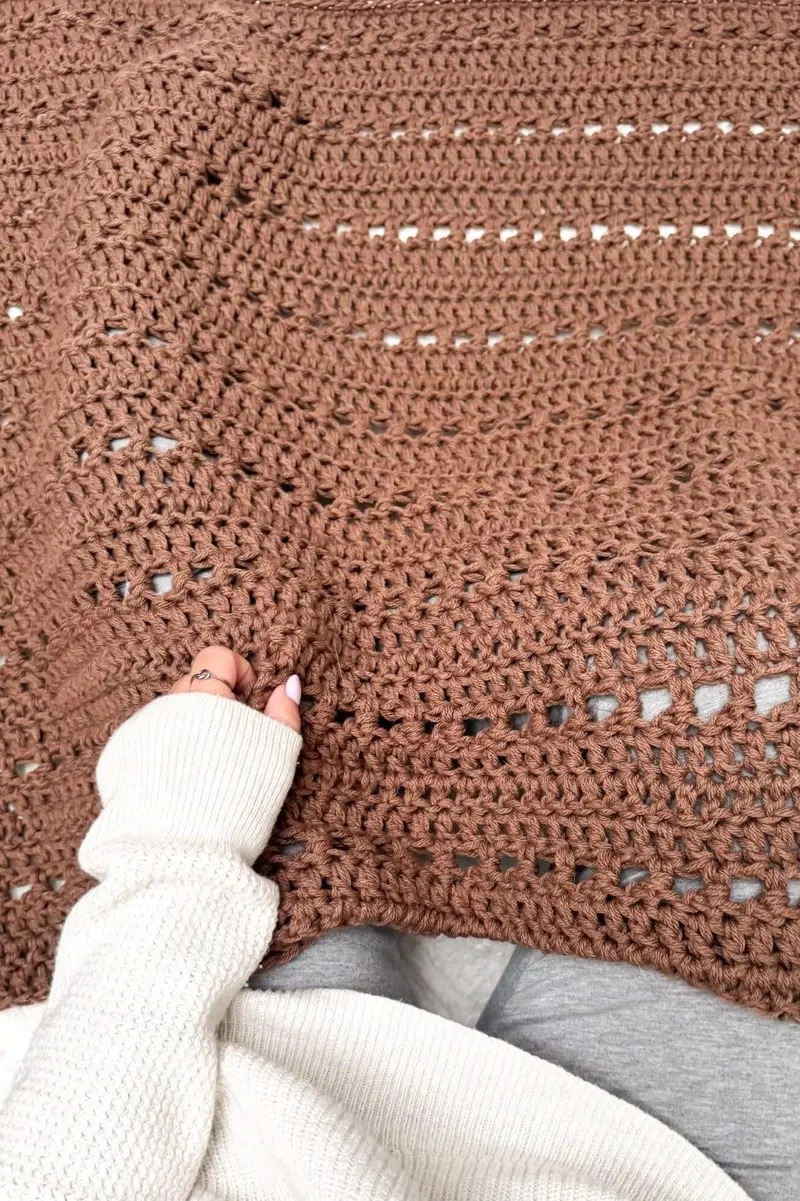 Crochet Kit - Double Latte Blanket 2