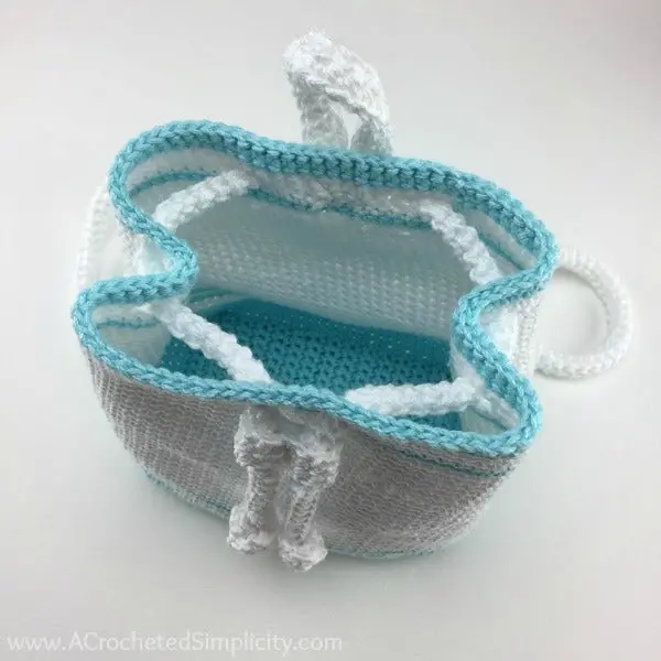Crochet Kit - Drawstring Mini Backpack 2