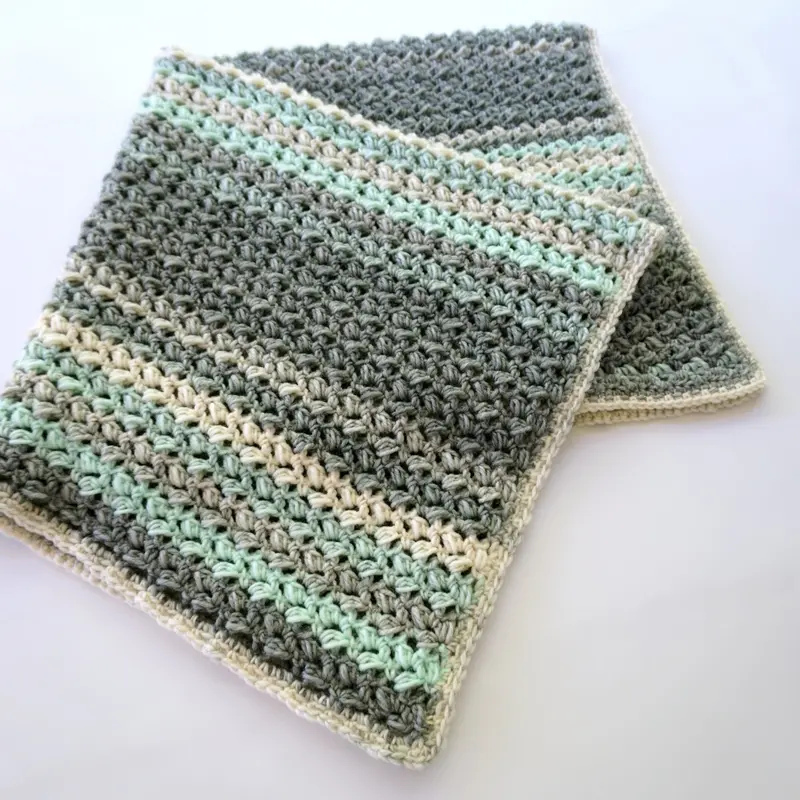 Crochet Kit - Dream Puffs Afghan 1