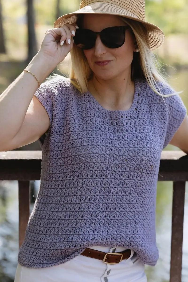 Crochet Kit - Easy Airy Tee 1