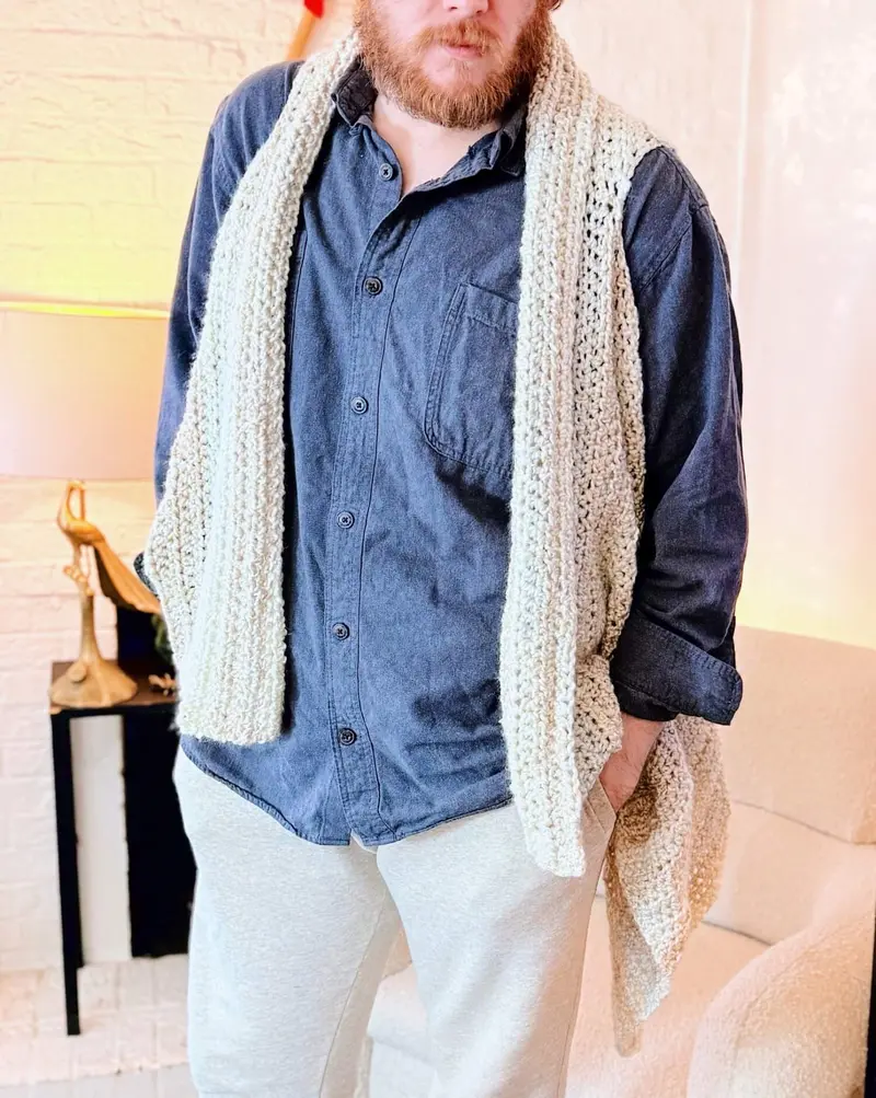 Crochet Kit - Easy Reader Blanket Wrap 1