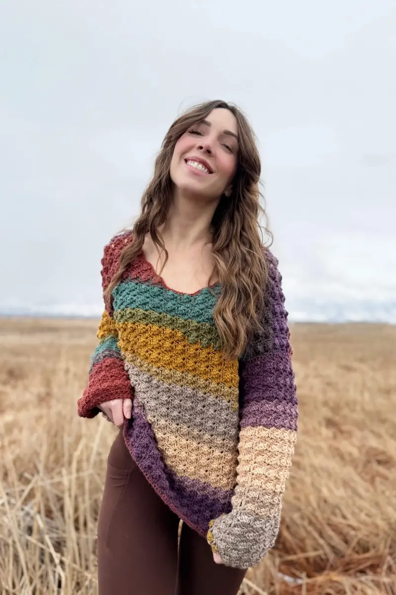 Crochet Kit - Echoes Pullover 1