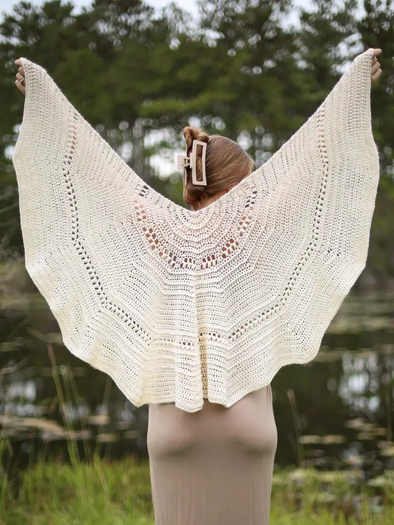 Crochet Kit - Eloise Circle Wrap 1
