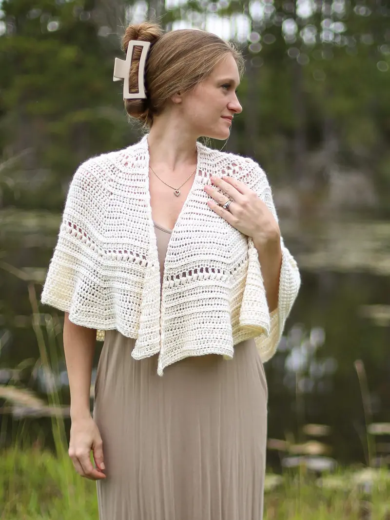 Crochet Kit - Eloise Circle Wrap 2