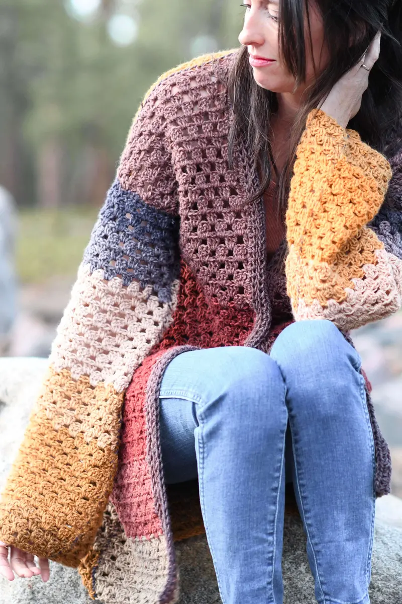 Crochet Kit - Endless Eyelets Cardi 1