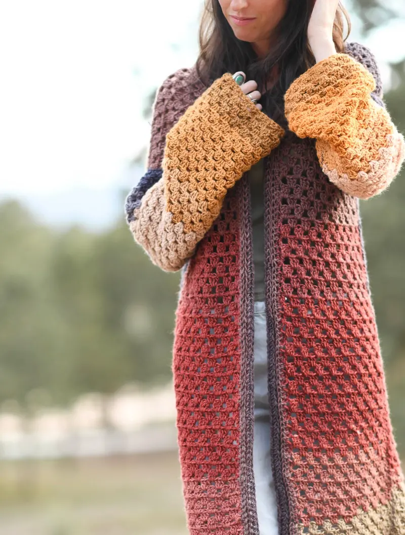 Crochet Kit - Endless Eyelets Cardi 2