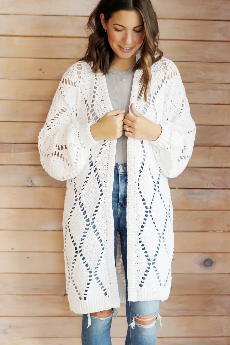 Crochet Kit - Eva Crochet Cardigan 1