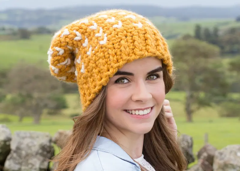 Crochet Kit - Fair Isle Biscotti Hat 1