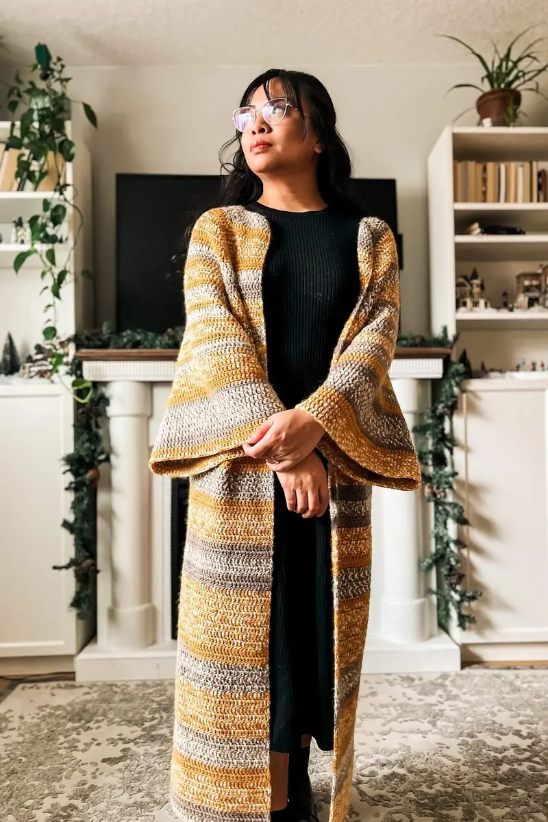 Crochet Kit - Fair Isle Coat 1