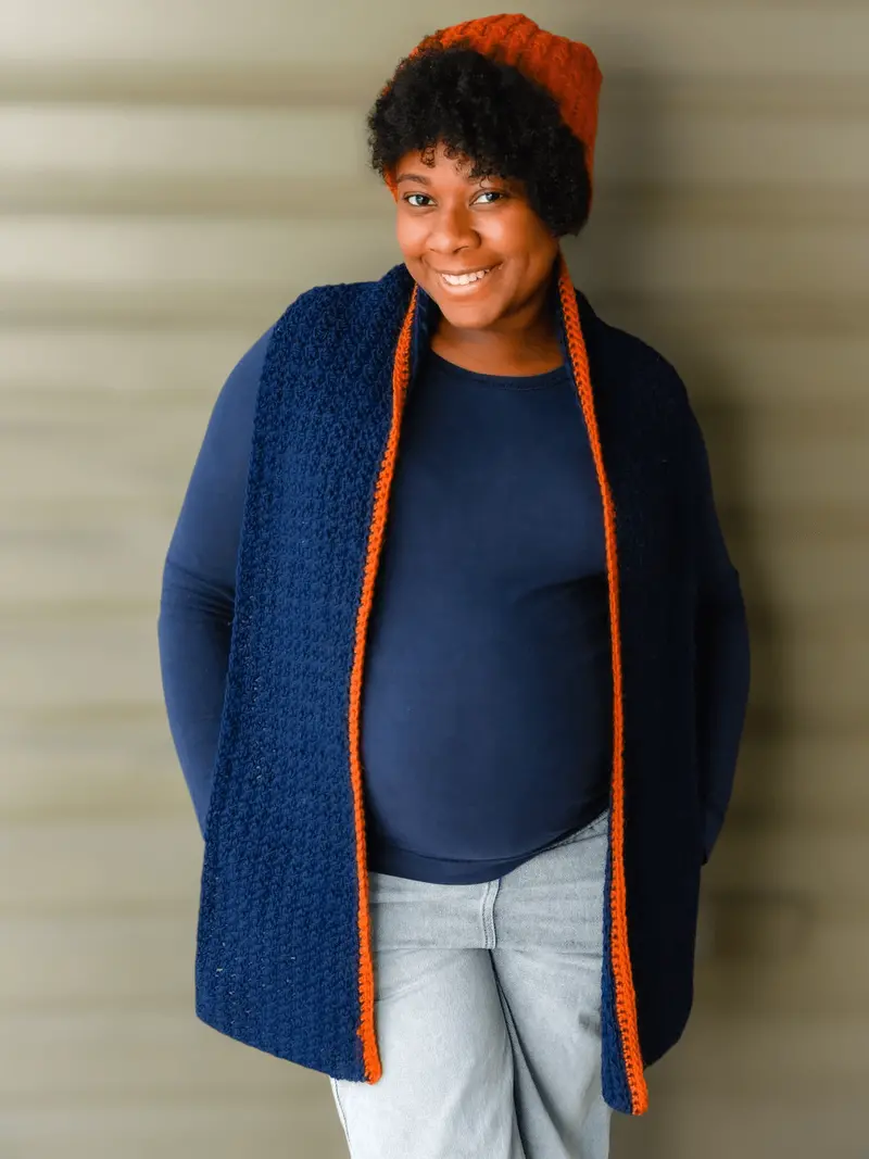 Crochet Kit - Fall River Beanie & Scarf 2