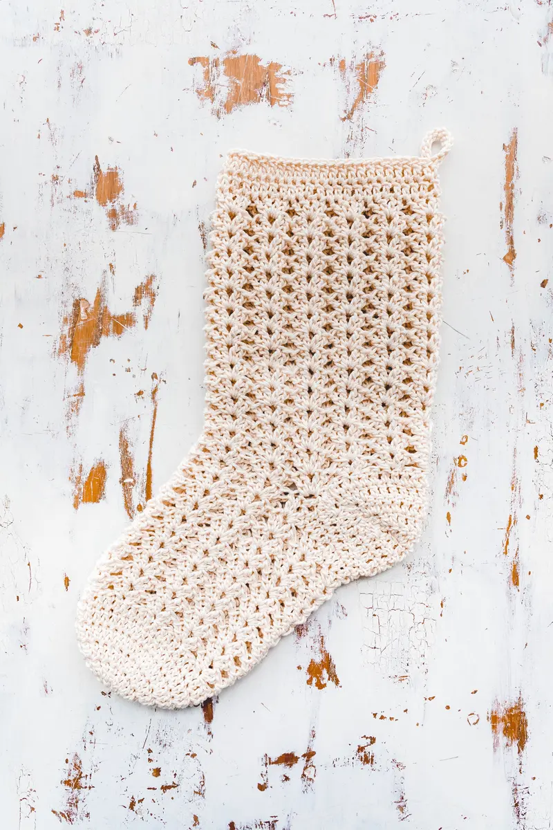Crochet Kit - Farmhouse Christmas Stocking 1
