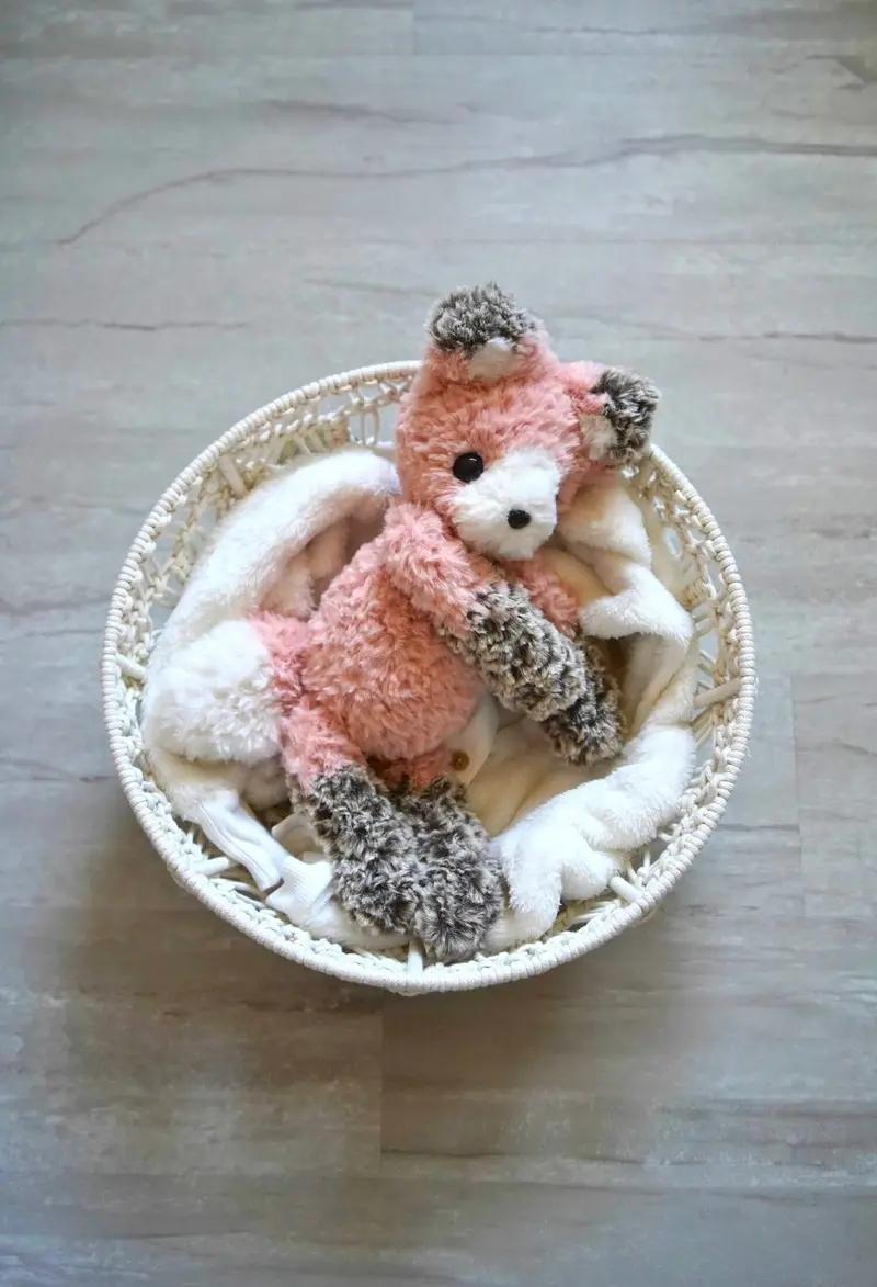 Crochet Kit - Faux Fur Fox 1