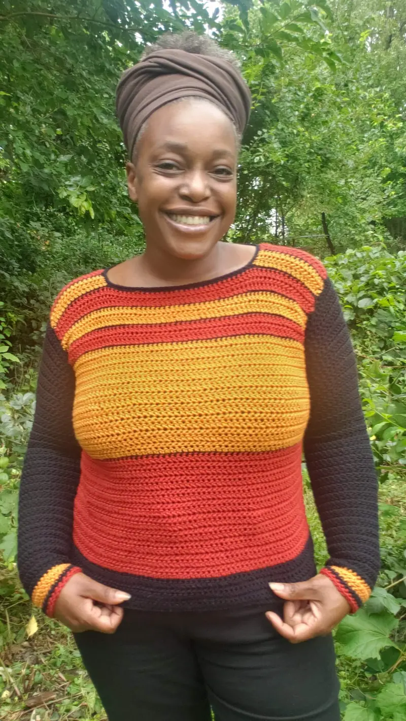 Crochet Kit - Festivity Sweater 1