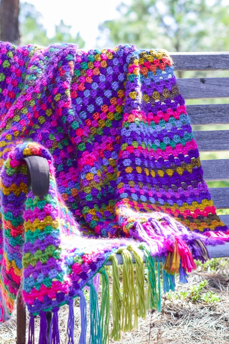Crochet Kit - Fiesta Picnic Blanket 1