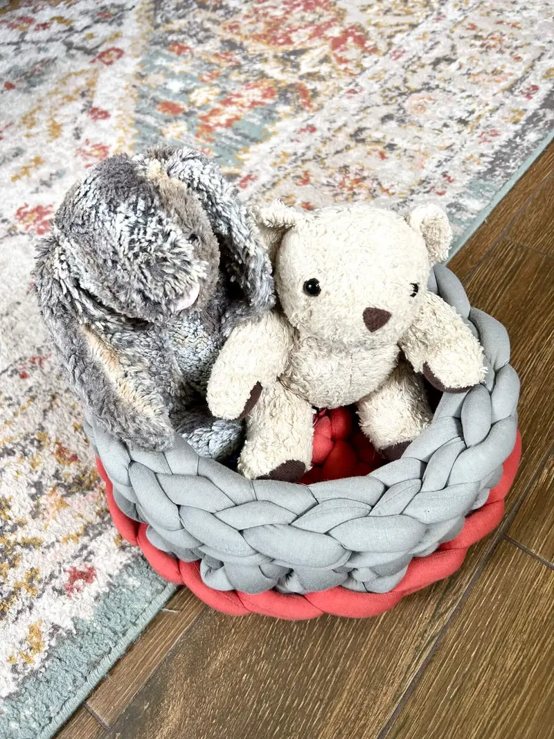 Crochet Kit - Finger Crochet Basket 2