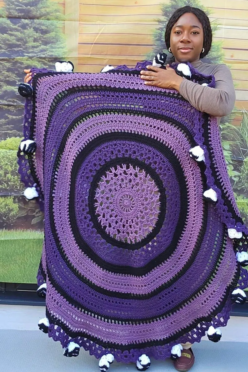 Crochet Kit - Floral Blanket 2