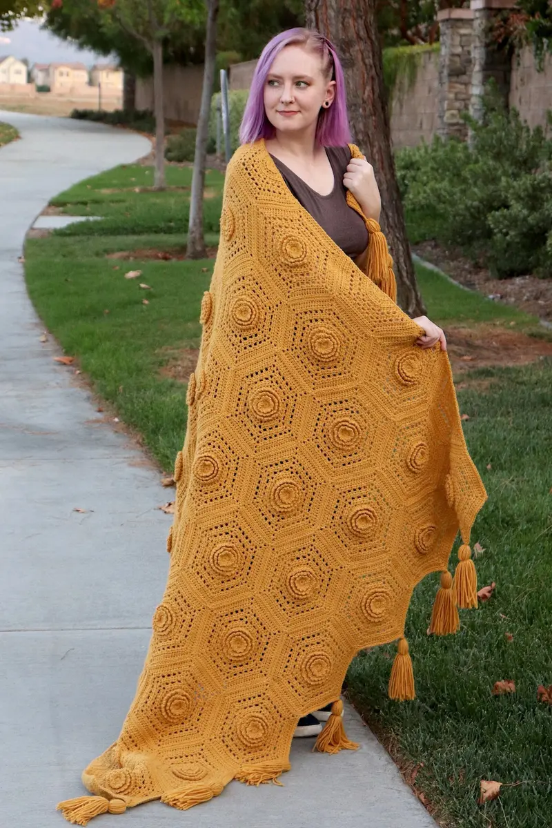 Crochet Kit - Florence Hexagon Blanket 1