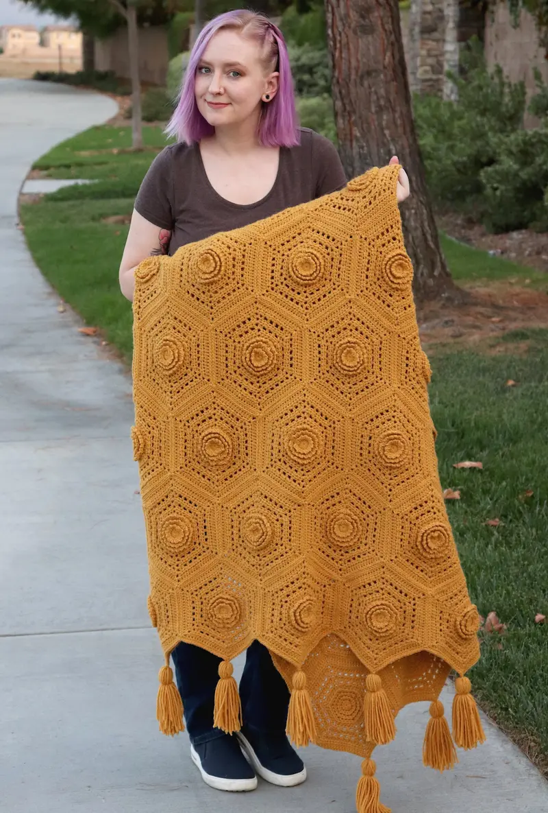 Crochet Kit - Florence Hexagon Blanket 2