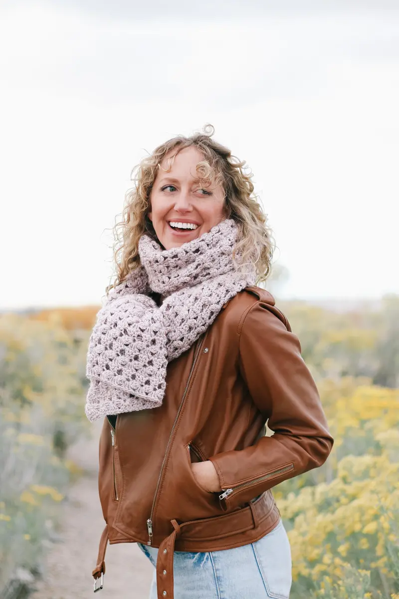 Crochet Kit - Floret Lace Shawl 2