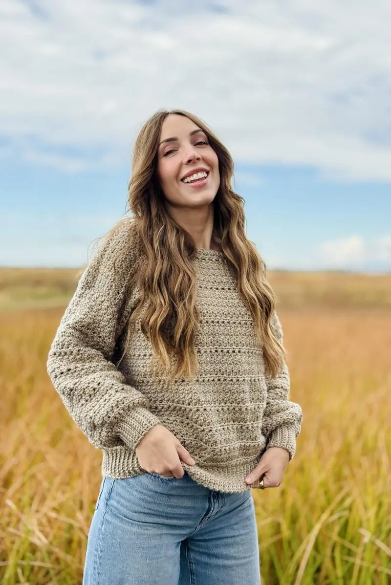 Crochet Kit - Foggy Shores Pullover 1