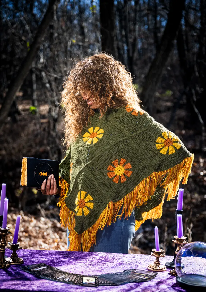Crochet Kit - Free Spirit Poncho 1