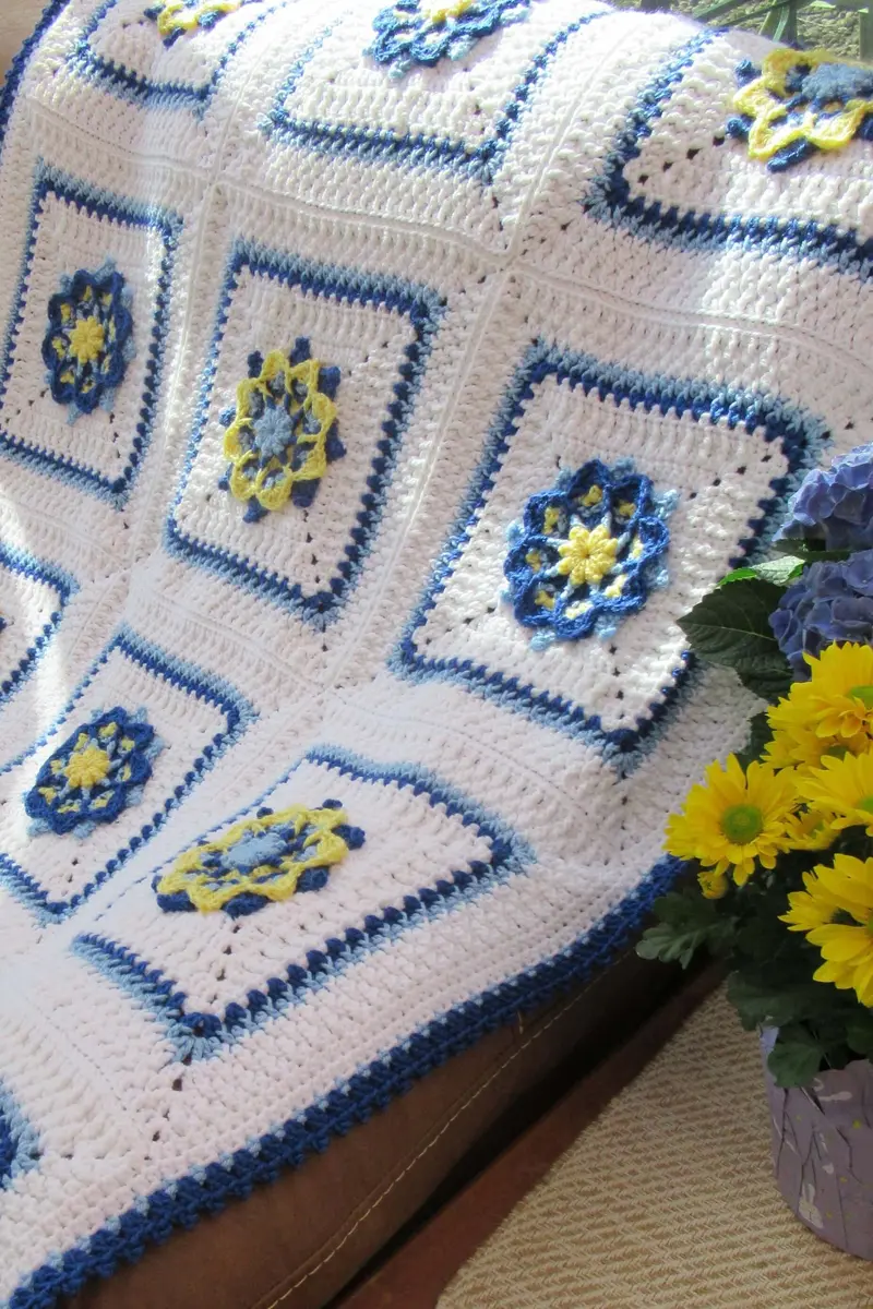 Crochet Kit - French Country Afghan 1