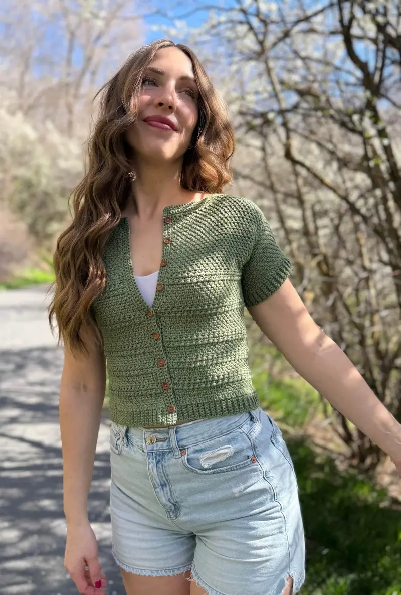 Crochet Kit - Garden Glow Cardigan 1