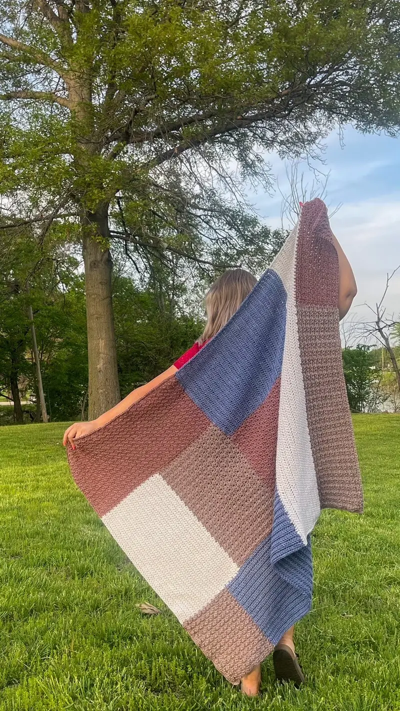 Crochet Kit - Geometry Throw 1
