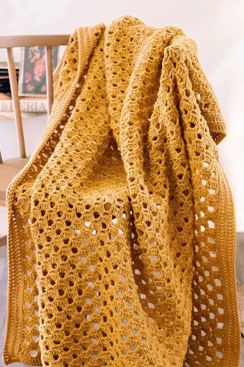 Crochet Kit - Gilded Throw 1