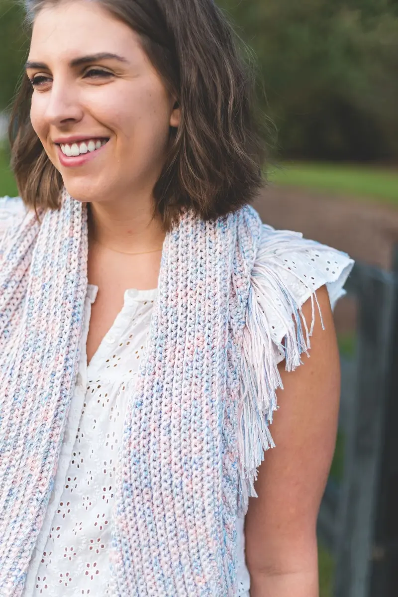 Crochet Kit - Glimmer Shawl 2