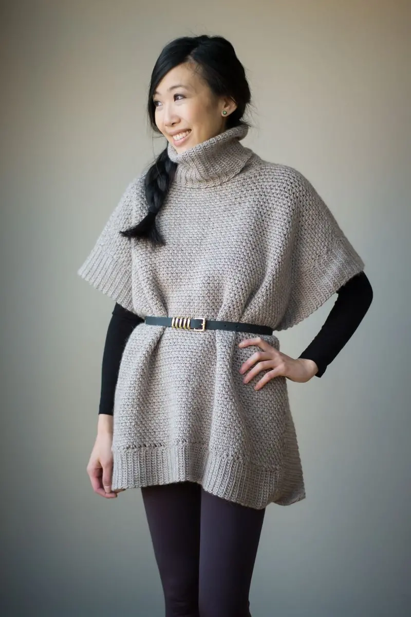 Crochet Kit - Granite Poncho 1