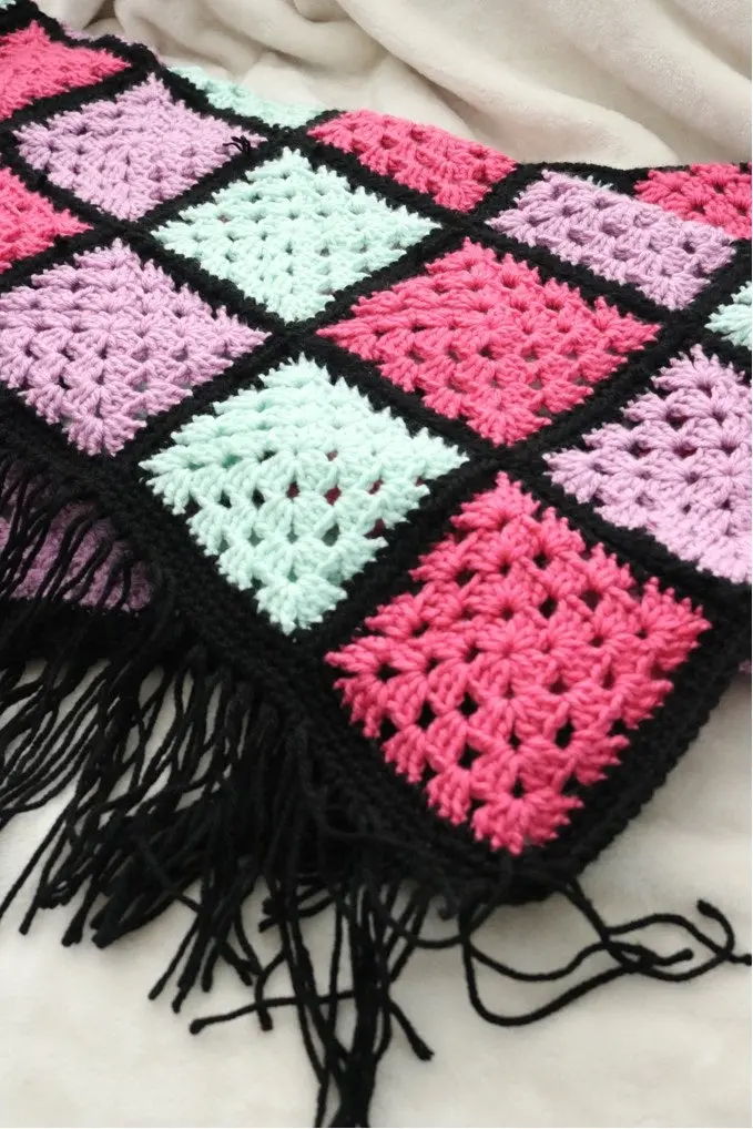 Crochet Kit - Granny Pop Afghan 1