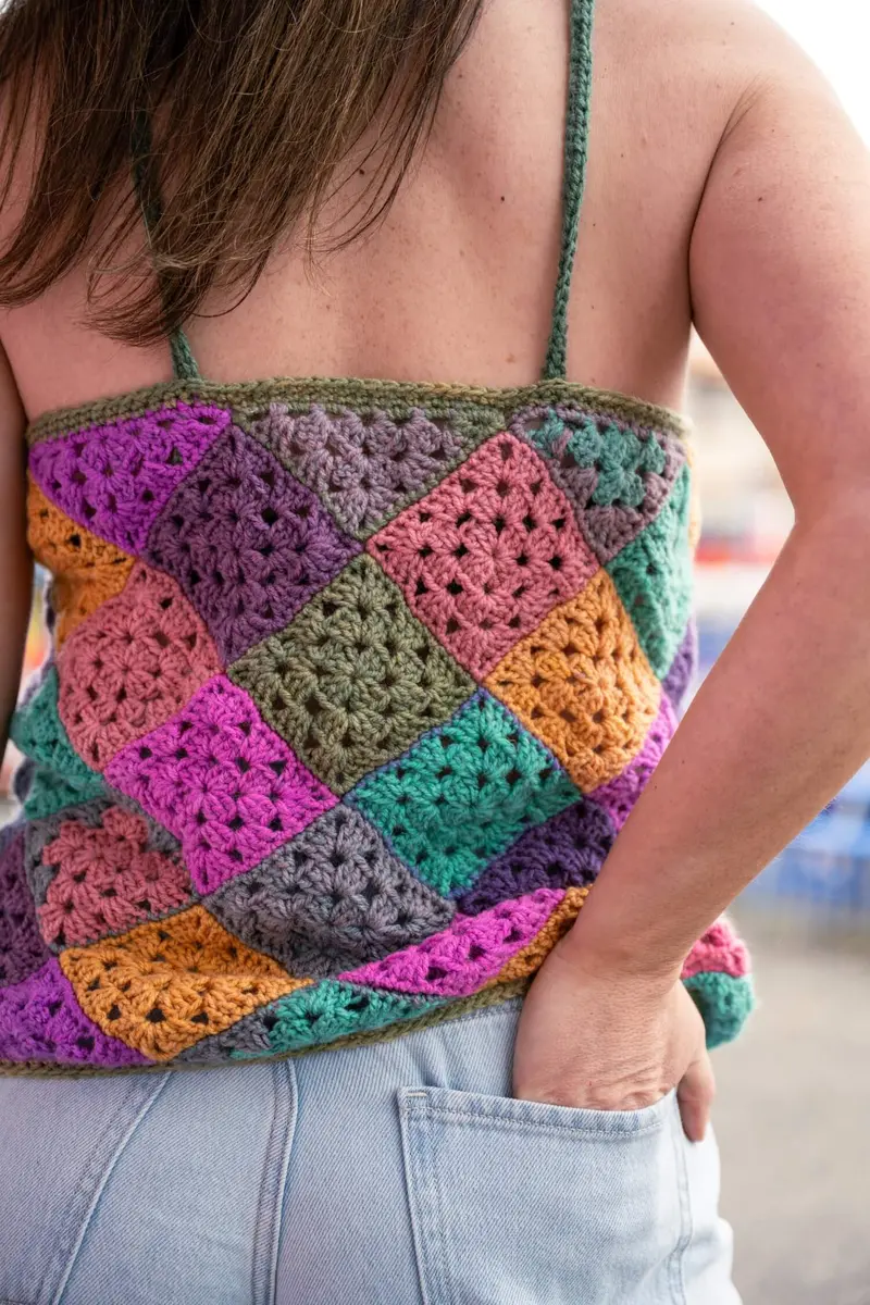Crochet Kit - Granny Square Top 2