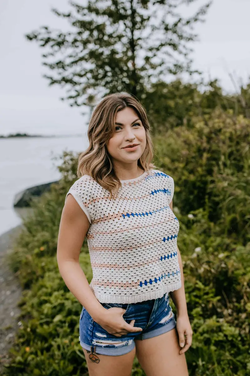 Crochet Kit - Granny Stitch Tee 1