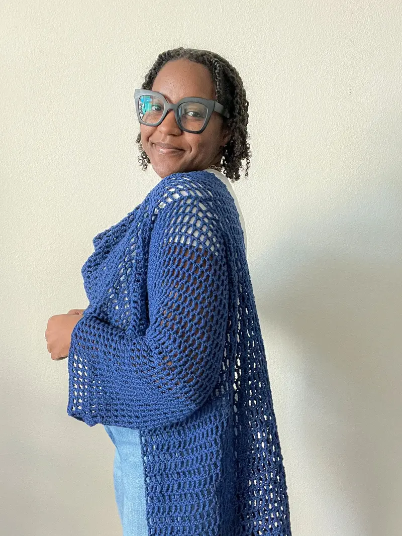 Crochet Kit - Half Wrap Fall Shawl 2