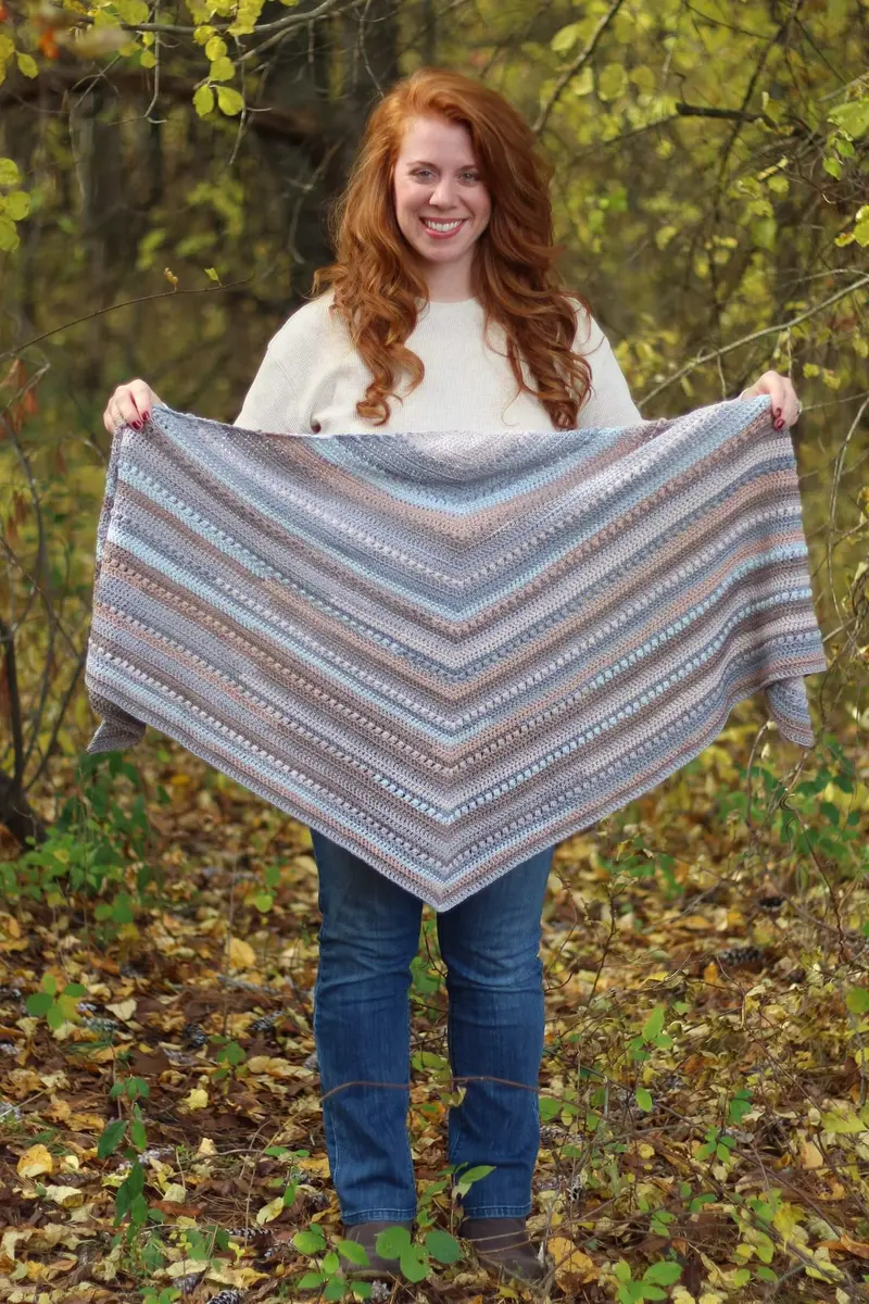 Crochet Kit - Harmony Lite Shawl 1