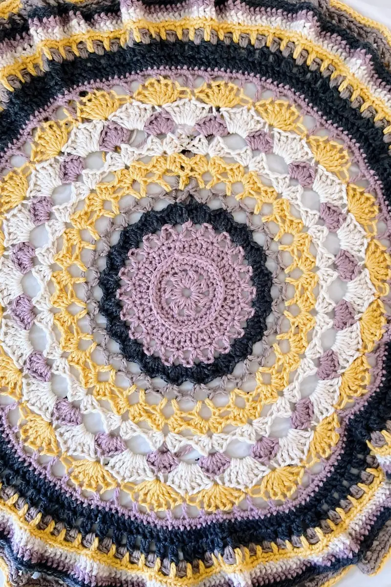 Crochet Kit - Harvest Bloom Mandala 1