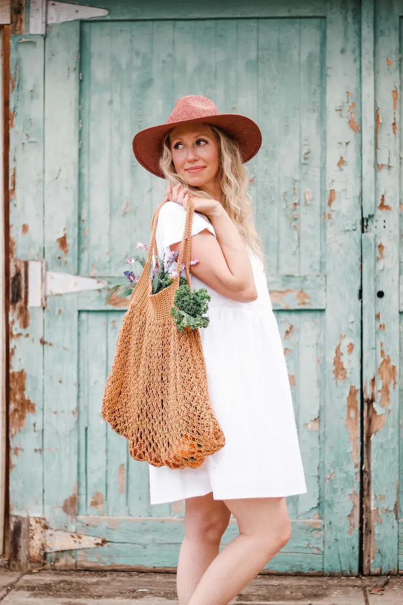 Crochet Kit - Harvest Market Tote 1