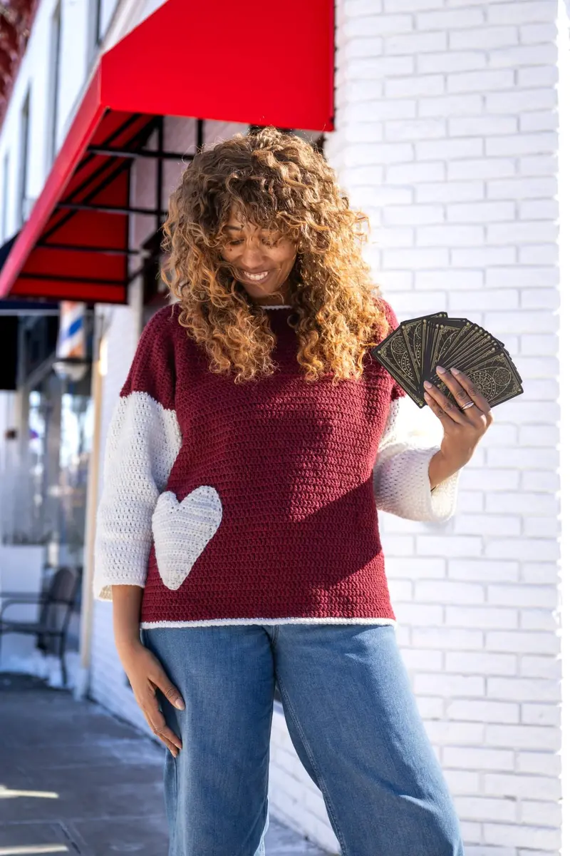 Crochet Kit - Heart To Heart Sweater 1