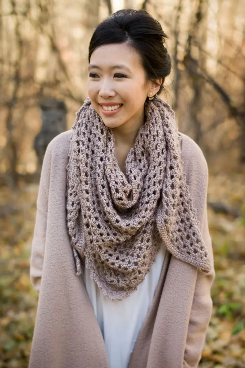 Crochet Kit - Heartland Boho Crochet Wrap 1