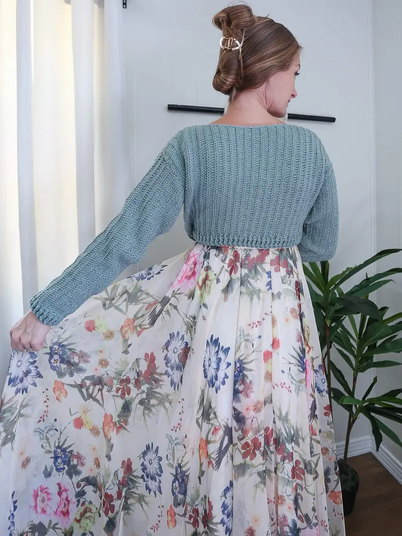 Crochet Kit - Heritage Cropped Cardi 2