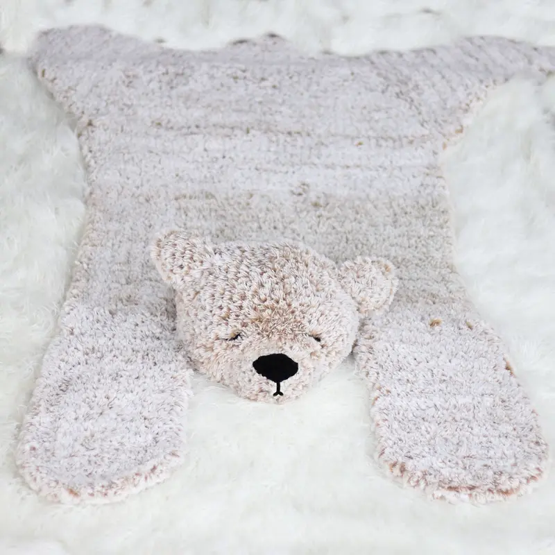 Crochet Kit - Hibernation Bear Rug Blanket 2