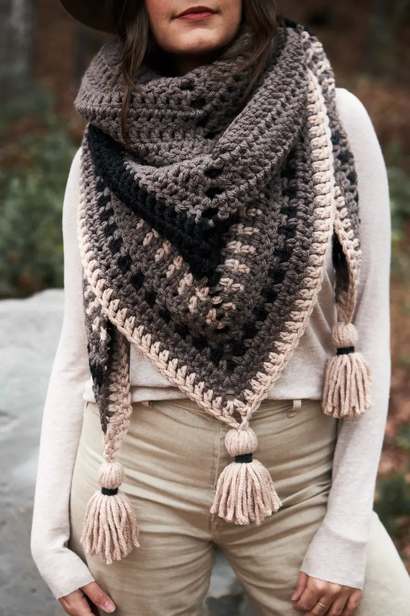 Crochet Kit - Highlands Wrap 1
