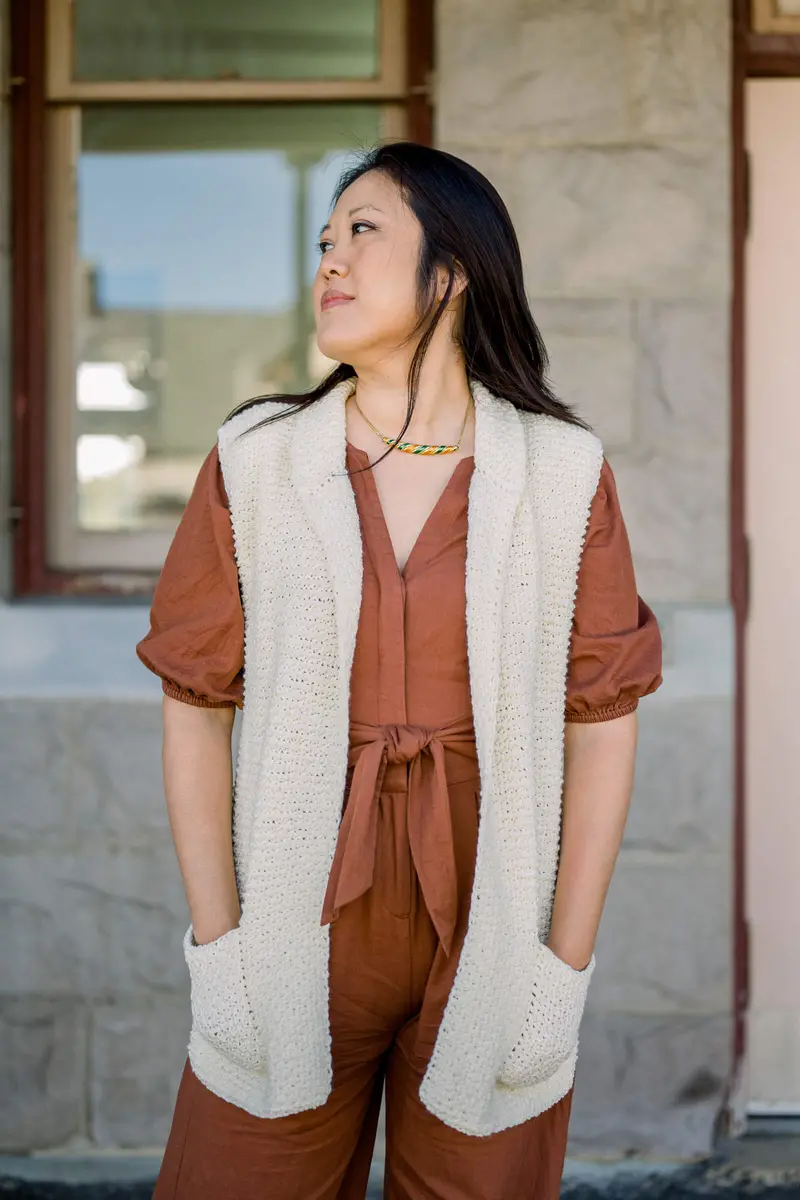 Crochet Kit - Honeycomb Vest 2